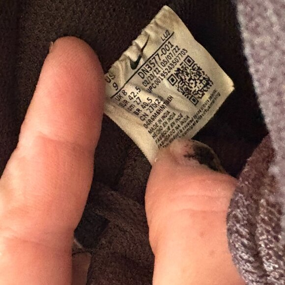 Nike Men’s Court Vision Mid NN Sneaker BLK/WHT DN3577-001 - Picture 5 of 5